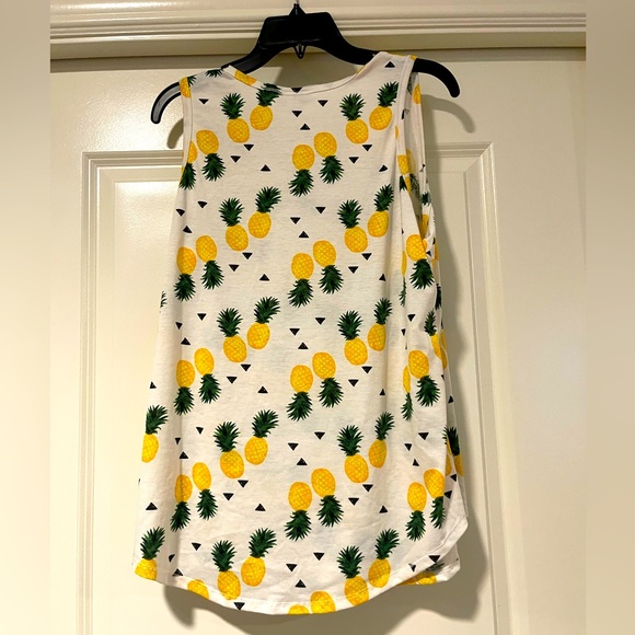 Lularoe Pineapple Tank Top 2XL - Picture 3 of 5